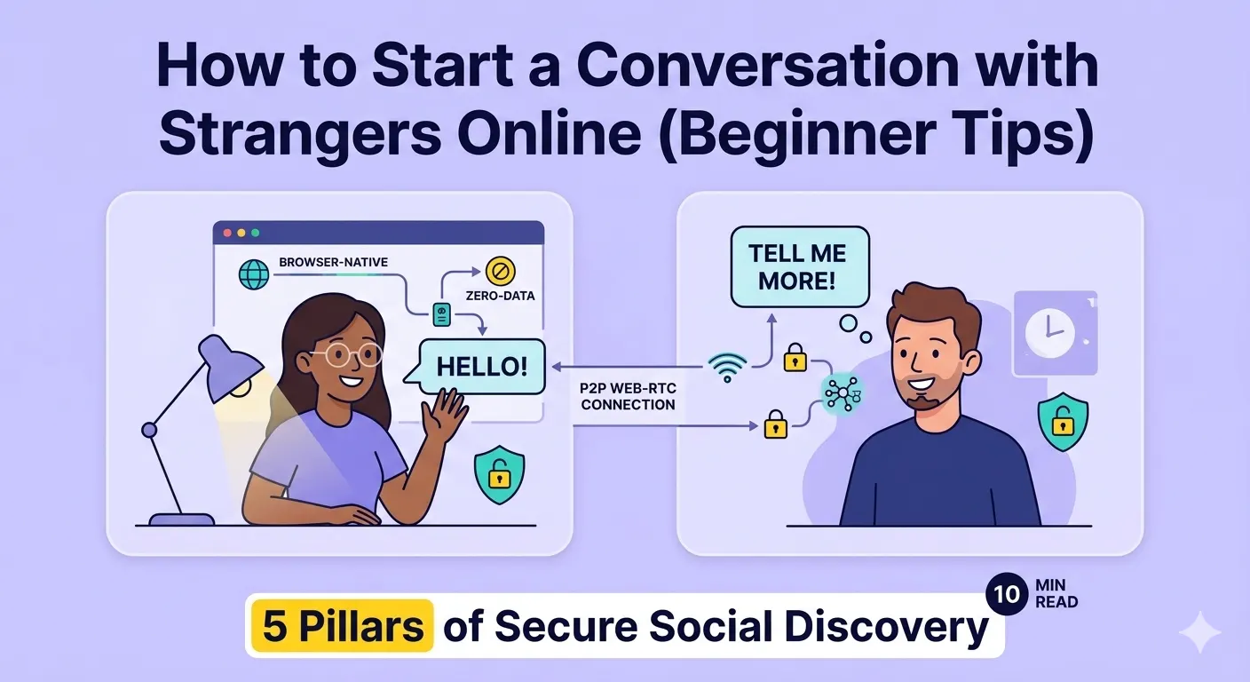 How to start a conversation with strangers online video chat